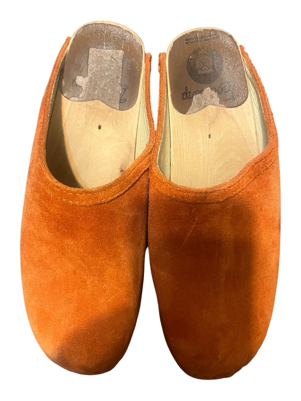 Troentorp suede clogs